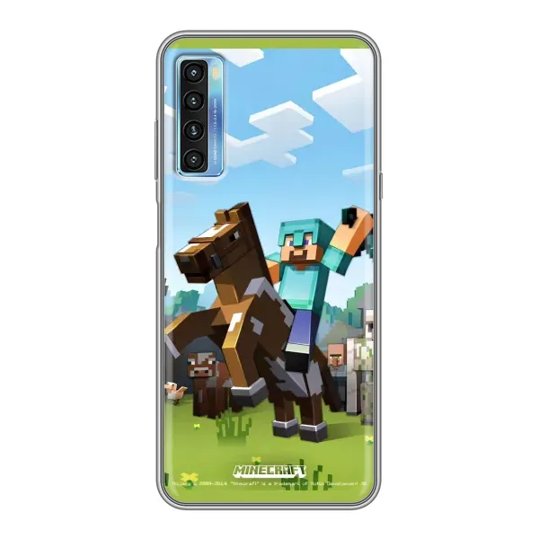 Чехол с рисунком «На коне» для TCL 20L Чехол с рисунком «На коне» для TCL 20L
