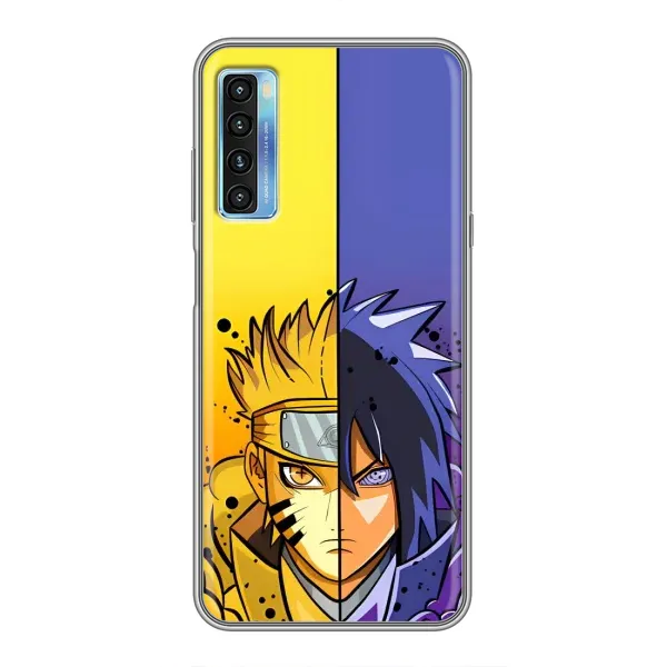 Чехол с рисунком «Naruto Vs Sasuke» для TCL 20L Чехол с рисунком «Naruto Vs Sasuke» для TCL 20L
