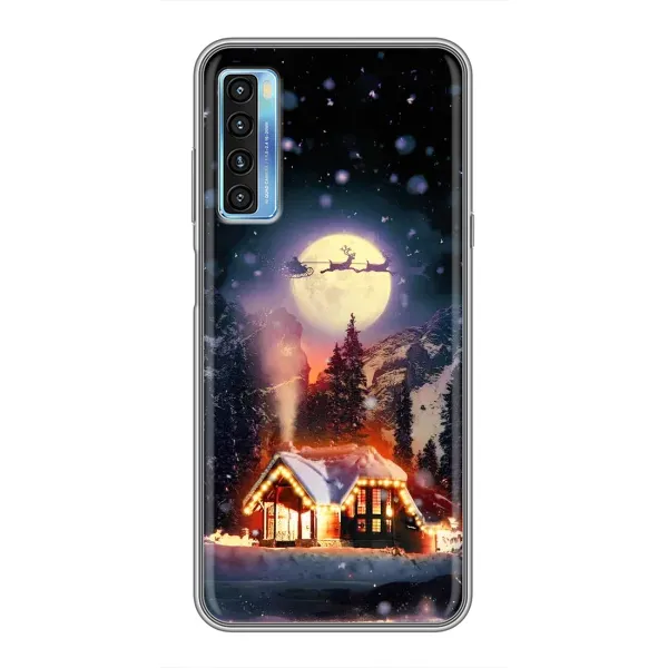 Чехол с рисунком «Настроение зимнее» для TCL 20L