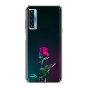 Чохли з принтом Троянд для TCL 20L (Нічна троянда)