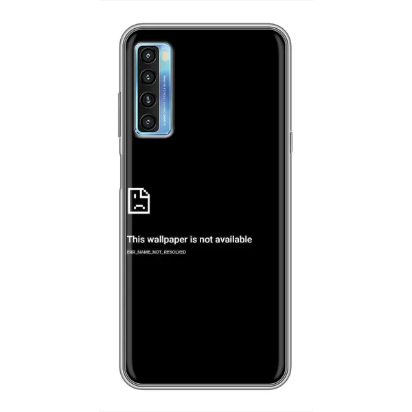 Чехол с рисунком «Ошибка» для TCL 20L