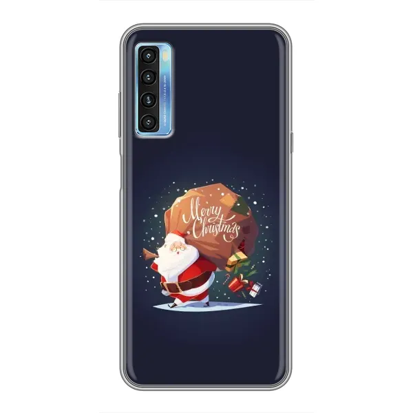 Чехол с рисунком «Подарки от Санты» для TCL 20L