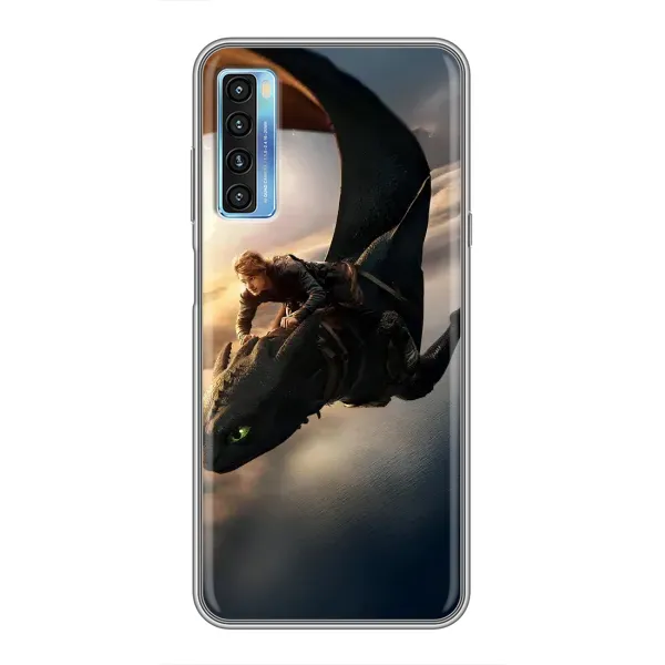 Чехол с рисунком «Полет Беззубика» для TCL 20L