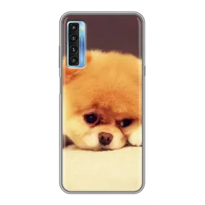 Чехол (ТПУ) Милые собачки для TCL 20L (Померанский шпиц)