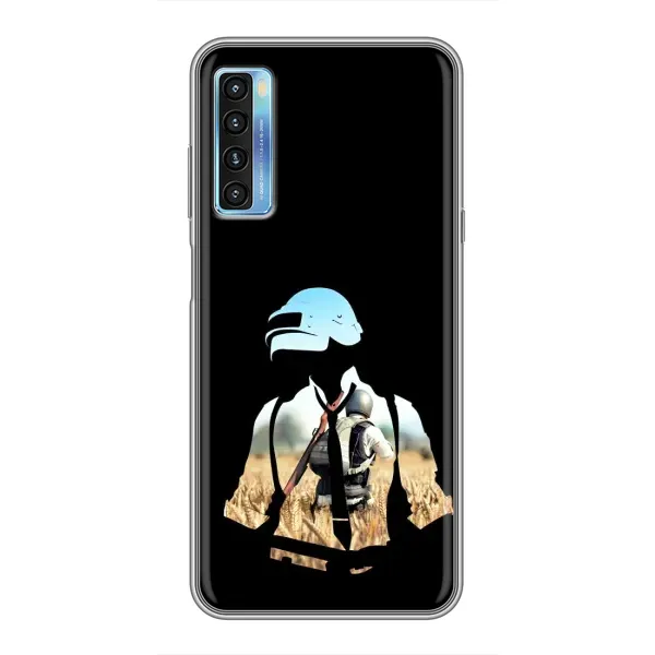 Чехол с рисунком «Пубг мен» для TCL 20L Чехол с рисунком «Пубг мен» для TCL 20L