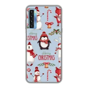 Чехол Санта Клаус для TCL 20L (Рождественский)