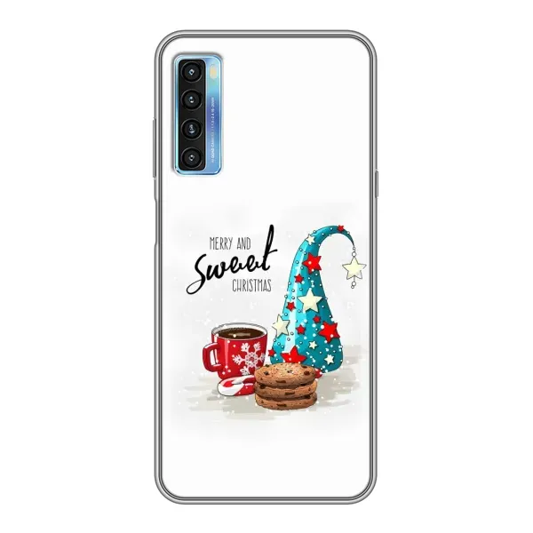 Чехол с рисунком «Рождество» для TCL 20L