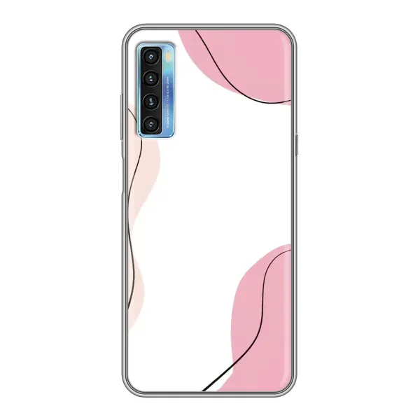 Чехол с рисунком «Розовый фон» для TCL 20L Чехол с рисунком «Розовый фон» для TCL 20L