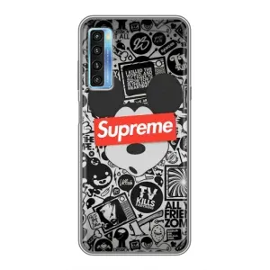 Чехол с рисунком «Supreme Маус» для TCL 20L