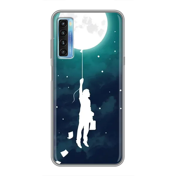 Чехол с рисунком «To The moon» для TCL 20L Чехол с рисунком «To The moon» для TCL 20L