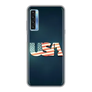 Чехол Флаг USA для TCL 20L (USA)