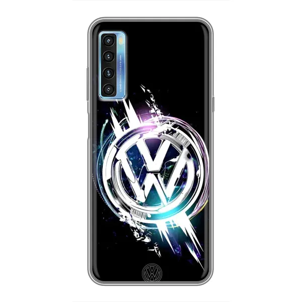 Чехол с рисунком «Volkswagen на черном» для TCL 20L Чехол с рисунком «Volkswagen на черном» для TCL 20L