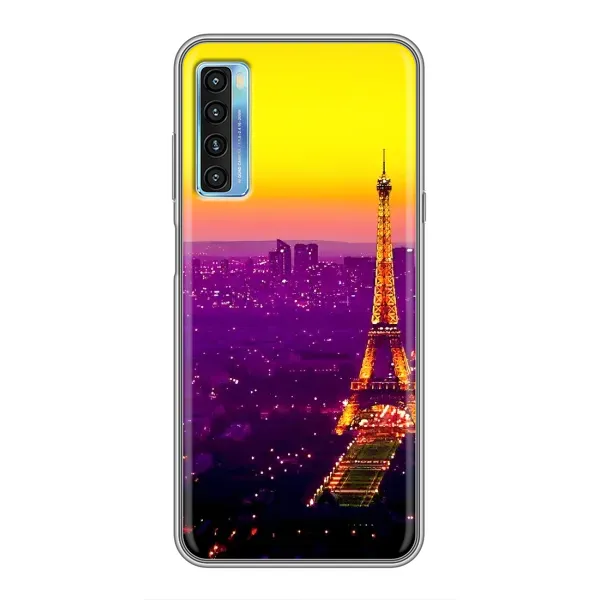 Чехол с рисунком «Яркая башня» для TCL 20L Чехол с рисунком «Яркая башня» для TCL 20L