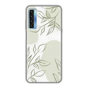Чехол цветочный дизайн для TCL 20L
