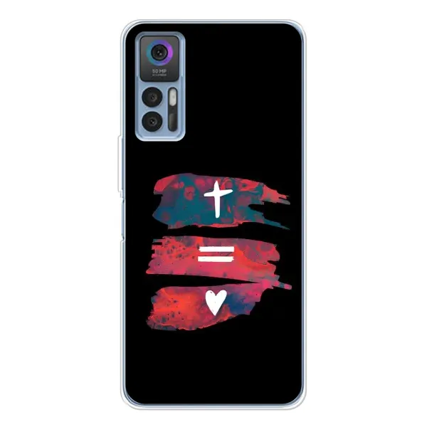 Чохол з малюнком «Атрибутика» для TCL 30 Plus Чохол з малюнком «Атрибутика» для TCL 30 Plus