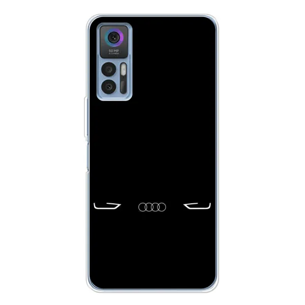 Чехол с рисунком «Силует Audi» для TCL 30 Plus Чехол с рисунком «Силует Audi» для TCL 30 Plus