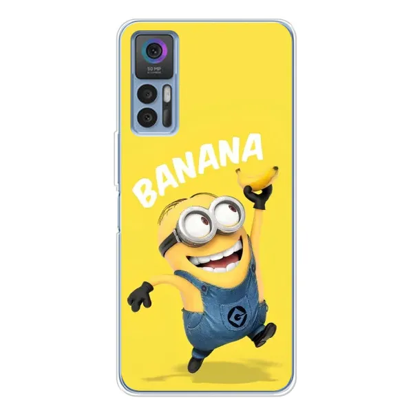 Чехол с рисунком «Banana» для TCL 30 Plus