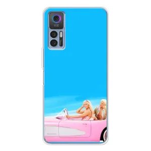 Силиконовый Чехол Барби Фильм на TCL 30 Plus (Барби и Кен)