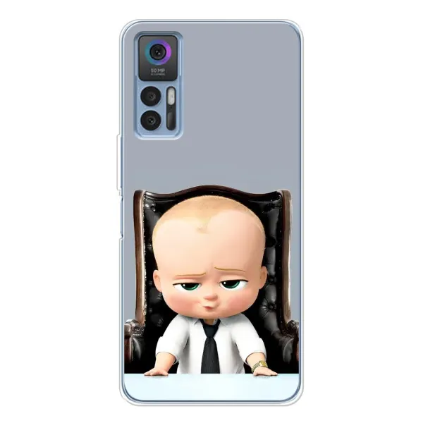 Чехол с рисунком «BOSS» для TCL 30 Plus