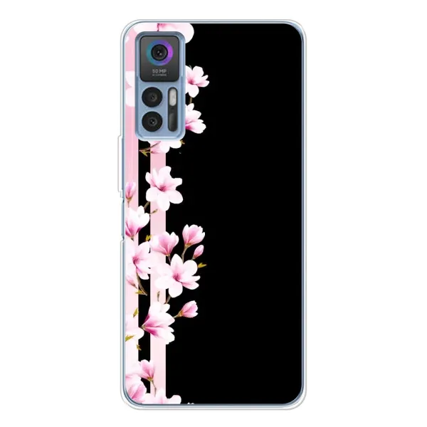 Чехол с рисунком «Цветочки» для TCL 30 Plus Чехол с рисунком «Цветочки» для TCL 30 Plus