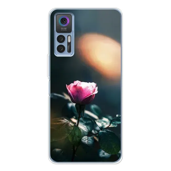 Чехол с рисунком «Цветок ночной» для TCL 30 Plus Чехол с рисунком «Цветок ночной» для TCL 30 Plus