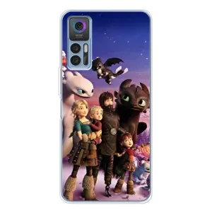 Чехол дракон Беззубик для TCL 30 Plus (Герои дракона)