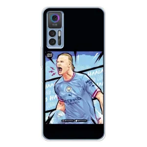Чехлы с принтом для TCL 30 Plus Футболист (гол Эрлинг Холланд)