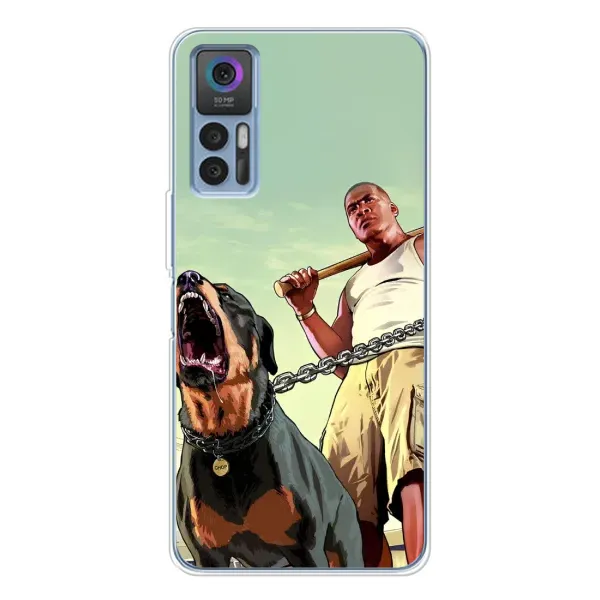 Чехол с рисунком «GTA» для TCL 30 Plus Чехол с рисунком «GTA» для TCL 30 Plus