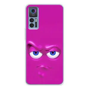 Силиконовые Чехлы (смешные стикеры) для TCL 30 Plus (Хитрая мордочка)