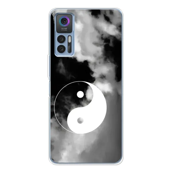 Чехол с рисунком «Инь-Янь» для TCL 30 Plus Чехол с рисунком «Инь-Янь» для TCL 30 Plus