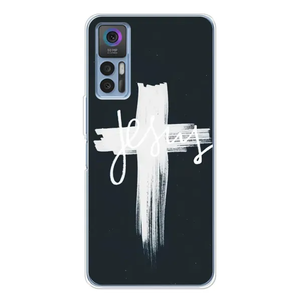 Чехол с рисунком «Jesus» для TCL 30 Plus Чехол с рисунком «Jesus» для TCL 30 Plus