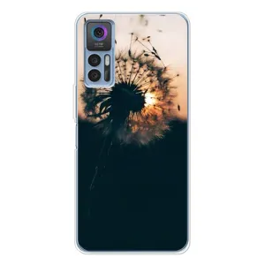 Силиконовый Чехол с одуванчиками на TCL 30 Plus (Красивый одуванчик)