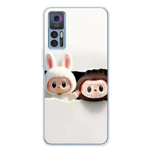 Чехол с принтом Лабубу для TCL 30 Plus (Фигурки Labubu)