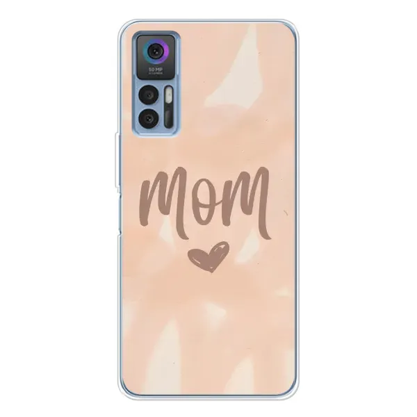 Чехол с рисунком «Love mom» для TCL 30 Plus Чехол с рисунком «Love mom» для TCL 30 Plus
