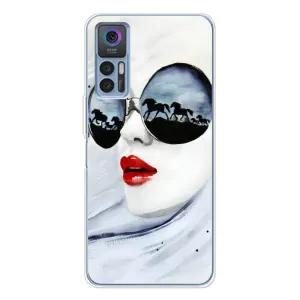 Чехол с картинкой Модные Девчонки TCL 30 Plus (Любительница коней)