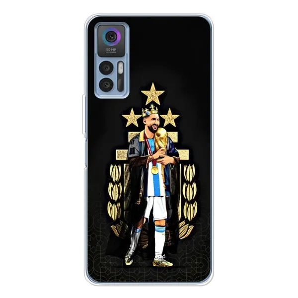 Чехол с рисунком «Месси король» для TCL 30 Plus Чехол с рисунком «Месси король» для TCL 30 Plus