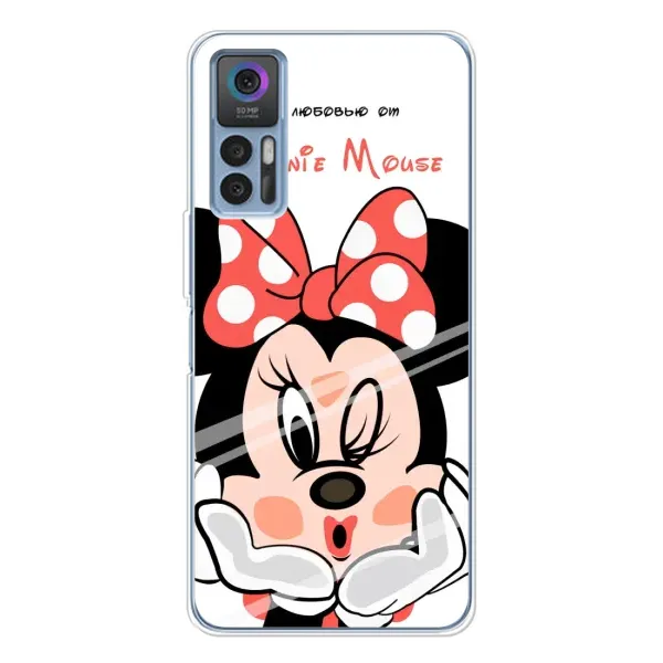 Чехол с рисунком «Minni Mouse» для TCL 30 Plus Чехол с рисунком «Minni Mouse» для TCL 30 Plus