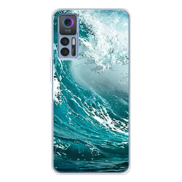 Чехол с рисунком «Морская волна» для TCL 30 Plus Чехол с рисунком «Морская волна» для TCL 30 Plus