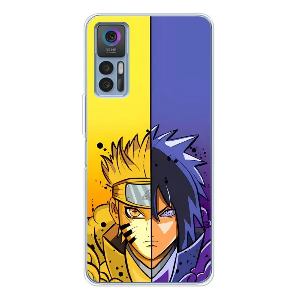 Чехол с рисунком «Naruto Vs Sasuke» для TCL 30 Plus Чехол с рисунком «Naruto Vs Sasuke» для TCL 30 Plus