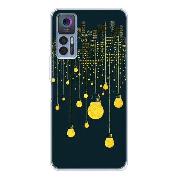 Чехол с рисунком «Ночной город» для TCL 30 Plus Чехол с рисунком «Ночной город» для TCL 30 Plus