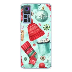 Чехол Санта Клаус для TCL 30 Plus (Одежда)