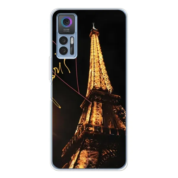 Чехол с рисунком «Paris» для TCL 30 Plus Чехол с рисунком «Paris» для TCL 30 Plus