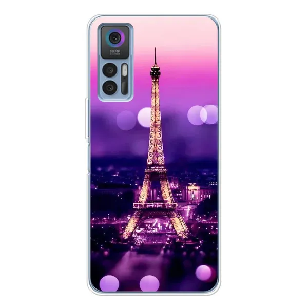 Чехол с рисунком «Париж башня» для TCL 30 Plus Чехол с рисунком «Париж башня» для TCL 30 Plus
