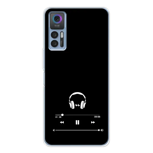 Чехол с рисунком «Плеер» для TCL 30 Plus Чехол с рисунком «Плеер» для TCL 30 Plus