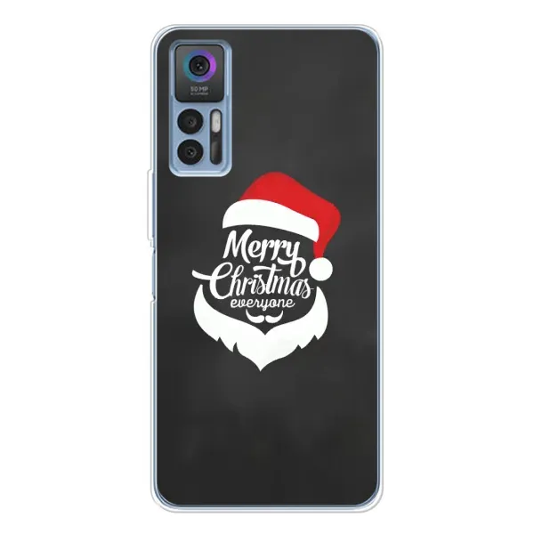 Чехол с рисунком «Санта Крисмас» для TCL 30 Plus