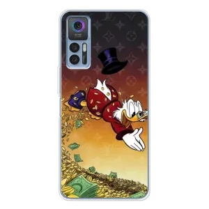 Силиконовый чехол для TCL 30 Plus (Скрудж Луи Виттон)