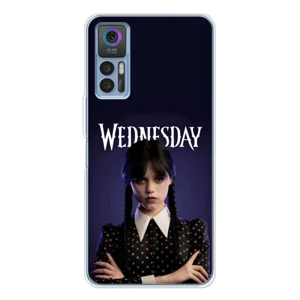 Чехол с рисунком «Wednesdey» для TCL 30 Plus