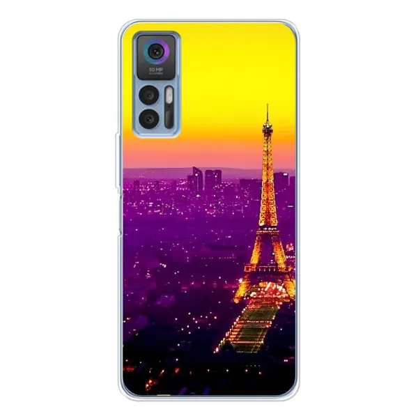 Чехол с рисунком «Яркая башня» для TCL 30 Plus Чехол с рисунком «Яркая башня» для TCL 30 Plus
