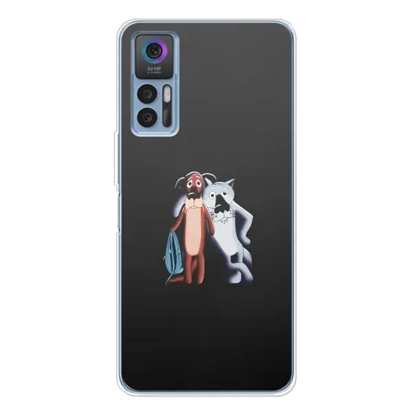 Чехол с рисунком «Шо, опять» для TCL 30 Plus
