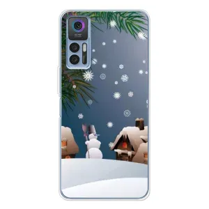 Чехлы на Новый Год TCL 30 Plus (Зима)
